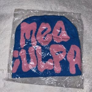 Mee Culpa Blue and Pink Beanie